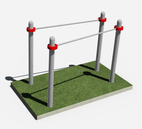 Уличный тренажер брусья конусные воркаут