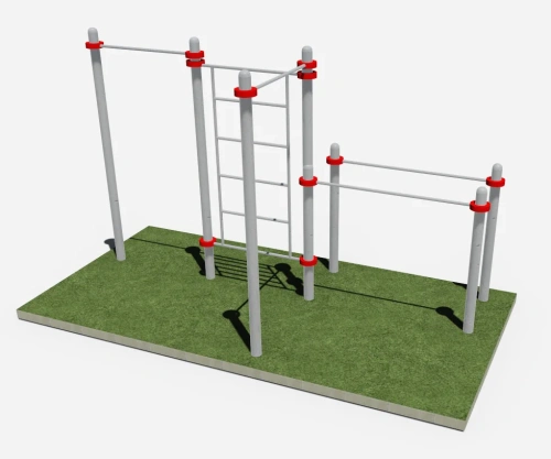 Тренажер (два турника, шведская стенка и брусья)