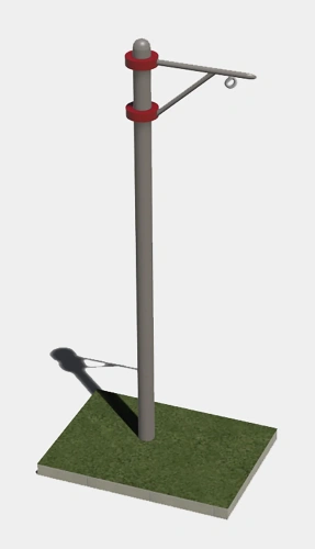 Стойка с выносом для боксерского мешка на хомутах