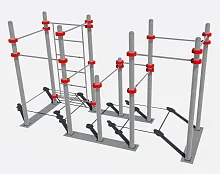 Переносной спортивный комплекс 2,52м×1,3м×0,25м - ПСК005