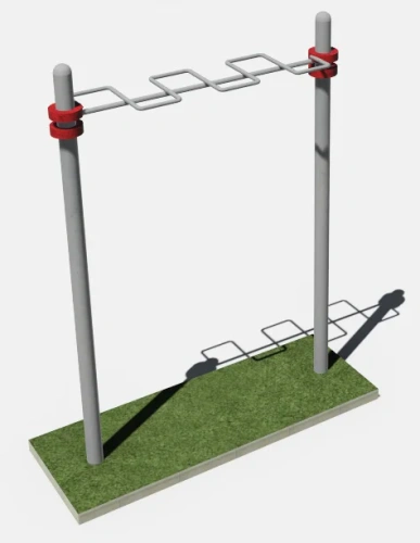 Уличный тренажер рукоход змеевик для workout